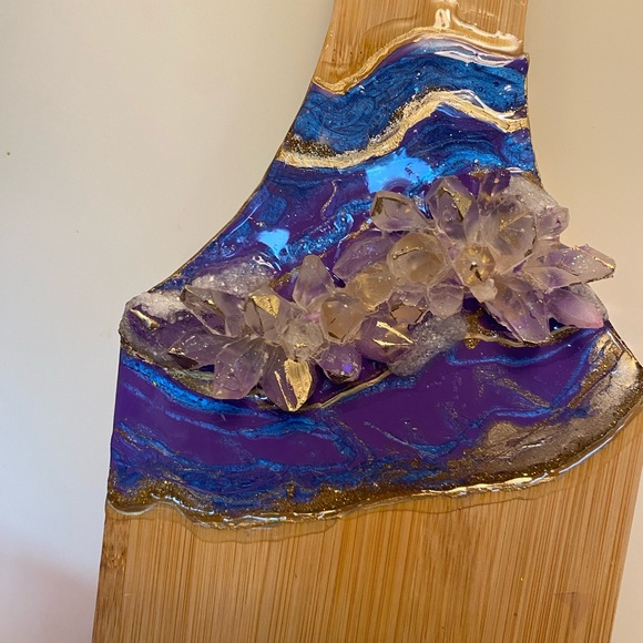Purple Crystal Charcuterie board/ Cheese board - Picture 10 of 10